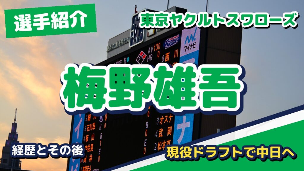 梅野雄吾の経歴とその後